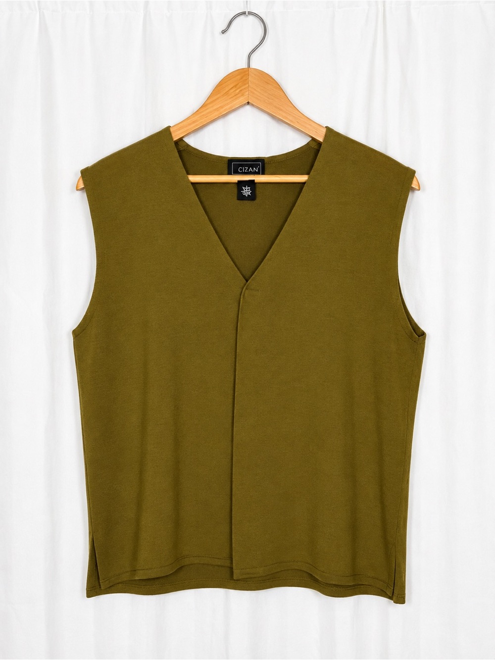 CEZANI WOOL TAN VEST